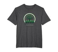 Growing One Year Closer to 2036 Tree Logo T-Shirt, Men's Big and Tall, Dark Heather Grey, 5X Tall