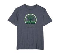 Growing One Year Closer to 2036 Tree Logo T-Shirt, Men's Big and Tall, Heather Blue, 4X Tall