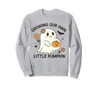 Growing Our Own Little Pumpkin Ghost Pregnancy Halloween Sweatshirt