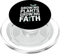 Growing Plants Growing Faith Christian Message PopSockets PopGrip for MagSafe