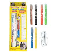 Growing Stature Sticker - Nursery Decoration Ruler Sticker - Wall Sticker for Children's Height | for Bedroom Classroom Nursery Home Boys Girls