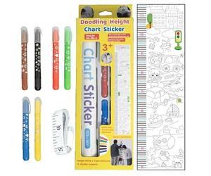 Growing Stature Sticker, Nursery Decoration with Adhesive Ruler, Drawing Ruler for Wall - for Girls and Boys, Nursery, Home, Playroom, Classroom, Bedroom and Children's Room