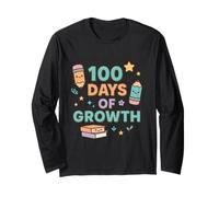 Growing Stronger Every Day 100 Days of Growth Long Sleeve T-Shirt