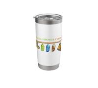 Growing Stronger Every Day Butterfly Life Cycle Stainless Steel Insulated Tumbler