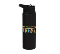 Growing Stronger Every Day Butterfly Life Cycle Stainless Steel Insulated Water Bottle