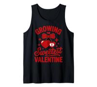 Growing The Sweetest Valentine Pregnancy Announcement Tank Top