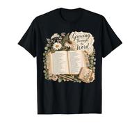 Growing Through the Word Christian Bible Study Design Value Graphic T-Shirt, Men, Black, S