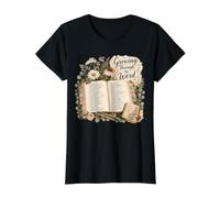 Growing Through the Word Christian Bible Study Design Value Graphic T-Shirt, Women, Black, S