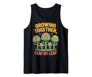 Growing Together Leaf By Leaf Plant Family Design Tank Top