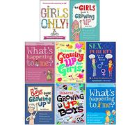 Growing Up For Boys & Girls 8 Books Collection Set (The Girls Guide to Growing Up,The Boys Guide to Growing Up,Girls Only,Sex Puberty and All That Stuff,Whats Happening to Me Girls & Boys and More)