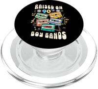 Growing up on Boybands Cassette Retro Music Mixtape PopSockets PopGrip for MagSafe