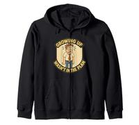 Growing up wasn't in the Plan Speech Costume Zip Hoodie
