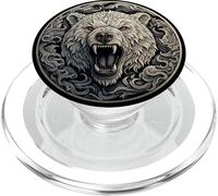 Growling Bear PopSockets PopGrip for MagSafe