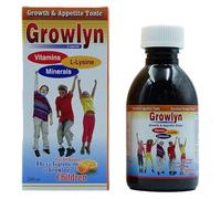 Growlyn Liquid | Natural Growth Supplement for Children | Boost Height & Development | Child Growth Health Supplement 200ml
