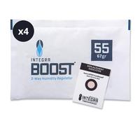 GROWMANIA Integra Boost 55% - 4 Units of 67 g Humidity Regulator - 2-Way Humidifier with Wear Indicator - Lasts up to 3 Months
