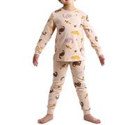 Growmax Boys Pyjamas 100% Cotton Boys Pjs Long Sleeve Pyjamas For Kids Durable Pattern Kids Pjs Cars Dinosaurs Rockets Yellow