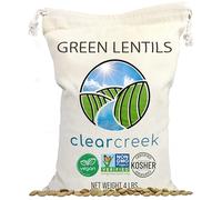 Grown in Pacific Northwest • 4 lb Resealable Bag • Non-GMO • Kosher • Vegan 4 lb Green Lentils 64 Ounces