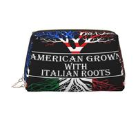 Grown Mexican Roots Printed Hand-held Zipper Cosmetic Bag Large Travel Toiletry Bag Suitable for Home and Travel