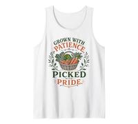 Grown with Patience Picked with Pride Vegetable Garden Tank Top