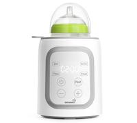 Grownsy Bottle Warmer 10-in-1 Fast Baby Bottle Warmer and Steriliser with LCD, for All Bottles, Milk Warmer for Breastmilk or Formula, BPA-Free, Smart Temperature Control and Automatic Shut-Off