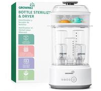 Grownsy Electric Baby Bottle Steriliser and Dryer, 8-Min Sterilisation