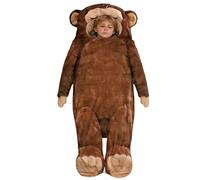 Grownup Sleep Sack - Stuffed Primate Travel Pouch, Wintertime Bedding for Trek Excursion, Expedition Gear with Thermal Insulation, Outdoor Supplies, Resting Coverlet for Reading Corner and TV Watching