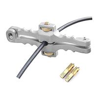 GROWORD Armored Fiber Optic Cable Stripping Tool SI-01,Longitudinal & Window Cable Peeler, Mid Span Stripping Knife with Adjustable Cutting Depth,2/5" to 1" Diameter (2 Spare Cutter Heads)