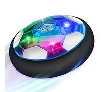 Growsland Kids Hover Soccer Ball Gift Boys Girls Age 3,4,5,6,7,8,9-12 Year Old Rechargeable Air Power Sport Football Game Colorful LED Light & Foam Bumpers Indoor Outdoor Disk Toy