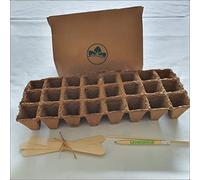 GROWTANICAL Plug Planting kit suitable for x 24 mini plugs. Pots, Compost, Labels, to start your mini plugs