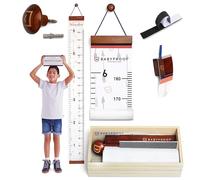 Growth Chart for Kids by Baby Proof - Measuring Height Chart and Kids Decor! Meaningful Memories Through Kid Size Chart Measurement. Arrows Growth Chart Ruler for Wall with Wooden Keepsake Box…