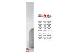 Growth Chart for Kids, Height Growth Chart or Wall Mirror for Kids | Light Reflection Measuring Tool for Playrooms, Children's Bedrooms