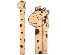 Growth Chart for Kids - Wall Mounted PVC Height Record Ruler, Measurement with Cute Animal Prints | Growth Documentation Cartoon Ruler