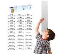 Growth Chart for Wall, Growth Chart Mirrors, Growth Chart for Wall Mirrors, Height Measuring Wall Decor Ruler, Shatterproof Kids' Growth Charts for Boys Girls, Growth Chart for Wall Decoration