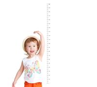 Growth Chart for Wall - Height Measurement Hanging Ruler, Removable Canvas Wood Frame Scale from 0-78.74 Inches, Waterproof Fabric Measuring Tape, Ideal for Boys Girls Room