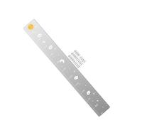 Growth Chart Mirror for Kids, Height Ruler with Marking Decal Stickers, Fodable Height Measurement Ruler for Wall, Shatterproof Acrylic Full Body Measurement for Bedroom Wall Decor