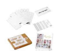 Growth Chart Mirror: Growth Chart + Mirror + Dry Erase Board, Acrylic Growth Chart Mirror for Wall, Growth Chart Mirror for Kids, Record Every Precious Moment of Your Child's Growth!