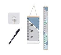Growth Chart Wall Hanging, Portable Kids Wall Ruler Removable Height Measure Chart for Boys Girls Growth Ruler from Baby to Adult for Child's Room Decoration 79''7.9'' (Green)