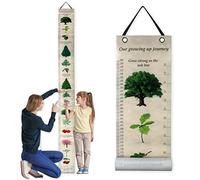Growth Charts for Kids Hanging Ruler Wall Decals Height Chart Growth Chart Sticker Height Measure Chart for Girls Boys Removable Waterproof Baby Growth Chart Height Measure Home Room Decoration