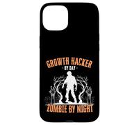 Growth Hacker by Day Zombie by Night Funny Halloween Creepy Case for iPhone 15 Plus
