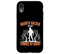 Growth Hacker by Day Zombie by Night Funny Halloween Creepy Case for iPhone XR
