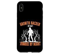 Growth Hacker by Day Zombie by Night Funny Halloween Creepy Case for iPhone XS Max