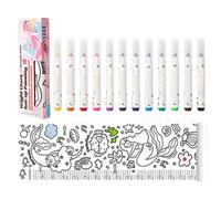 Growth Height Chart Roll Up Measuring Supplies | Height Measuring Ruler with 12 Pens for Kindergartens and Early Childhood Education Centers