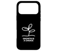 Growth Is a Choice Intentional Positive Personal Development Case for iPhone 17 Pro Max