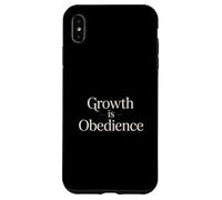 Growth Is Obedience christian discipleship message Case for iPhone XS Max