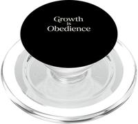 Growth Is Obedience christian discipleship message PopSockets PopGrip for MagSafe