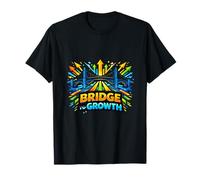 Growth Journey Bridge Motivation Success Mindset Design T-Shirt