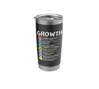 Growth Mindset Classroom Brain Motivation Entrepreneur Stainless Steel Insulated Tumbler
