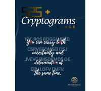 Growth Mindset Cryptogram Puzzle Book for Adults: 525+ Inspirational Cryptograms About Courage, Positivity & Personal Grow