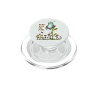 Growth Mindset Frog Floral Saying PopSockets PopGrip for MagSafe