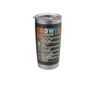 Growth Mindset Self-Confidence Motivational Quote Stainless Steel Insulated Tumbler